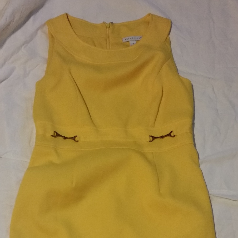 Yellow Sheath Dress